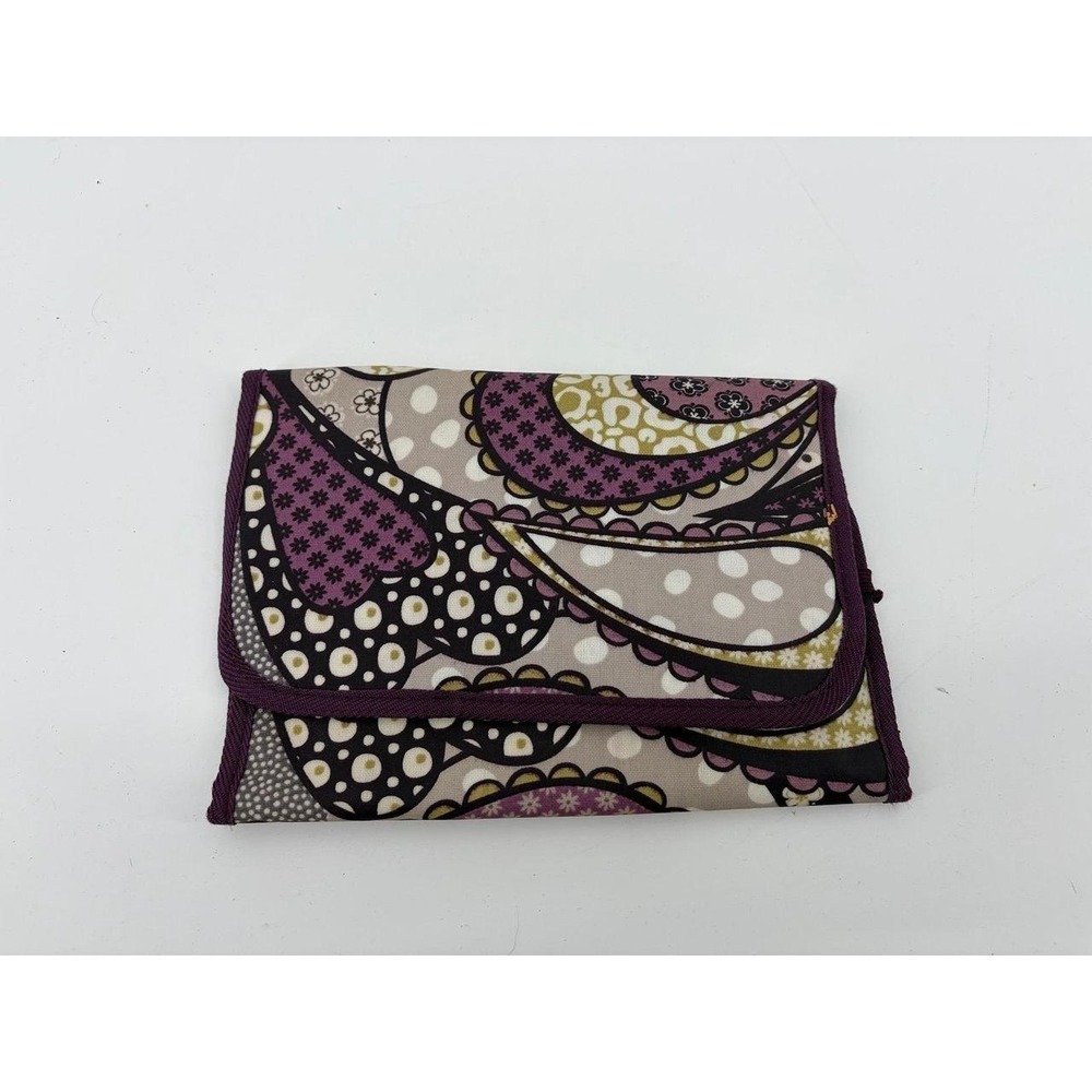 Thirty-one Fold Up Notebook Office Organizer, iPad /Tablet Holder,Purple Paisley